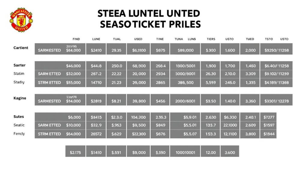 Manchester United Season Ticket Prices 